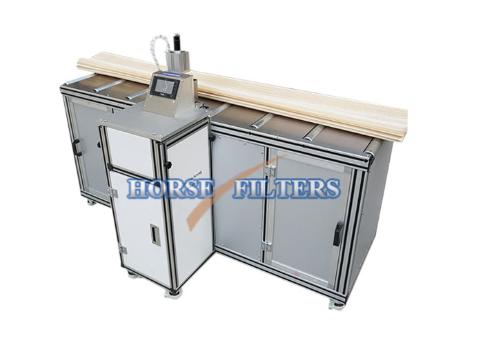 filter cartridge fabric center line welding machine